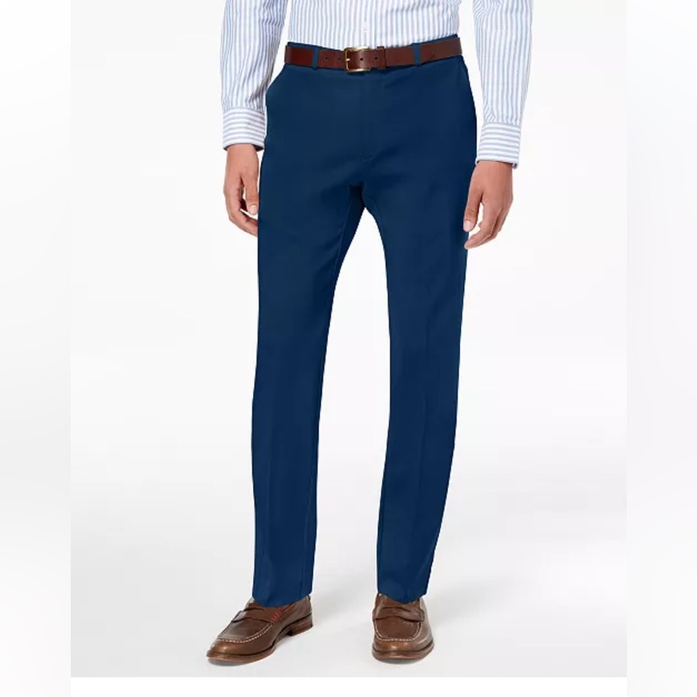 Tommy Hilfiger Men's Modern-Fit TH Flex Stretch Solid Performance Pants 32W 30L